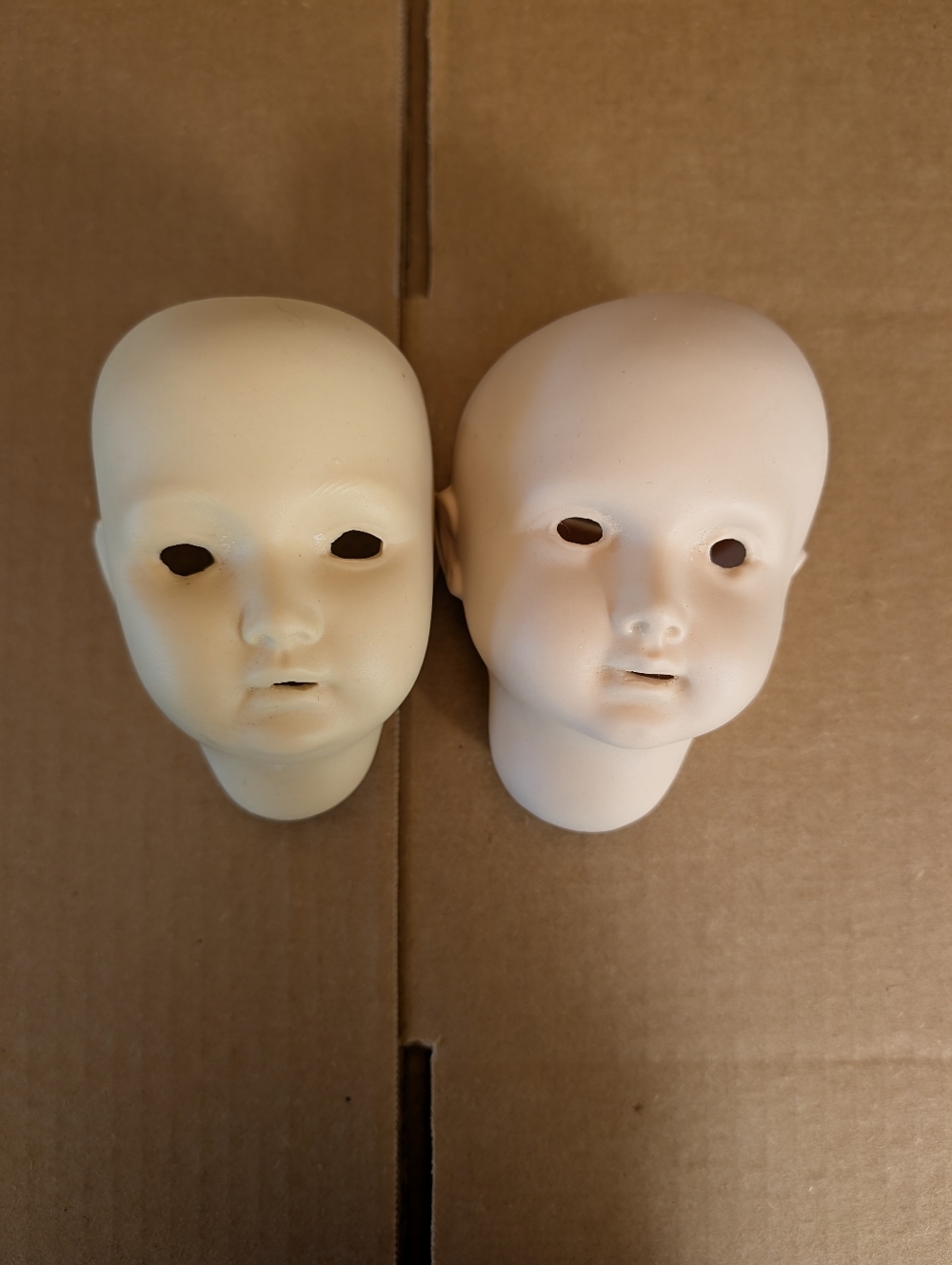 Vintage Ceramic Doll Heads Doll Making Planter Diy Decor Accent Art Crafting